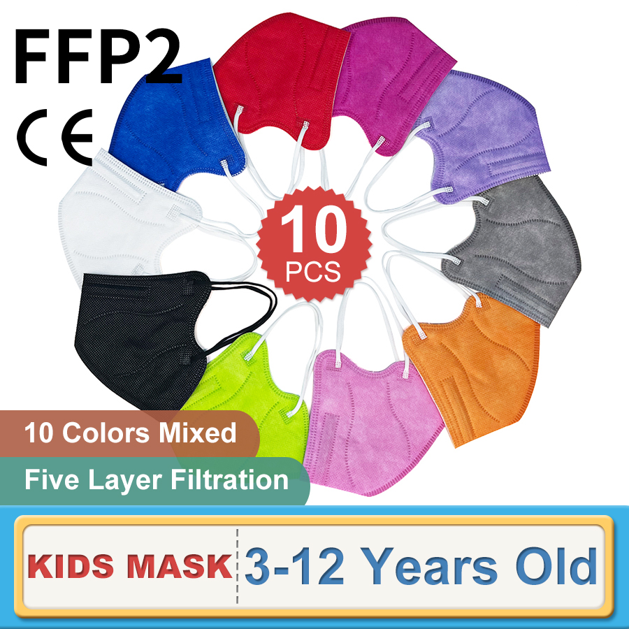10PCS Children FFP2 Face Mask  - Kids Face Mask review and price